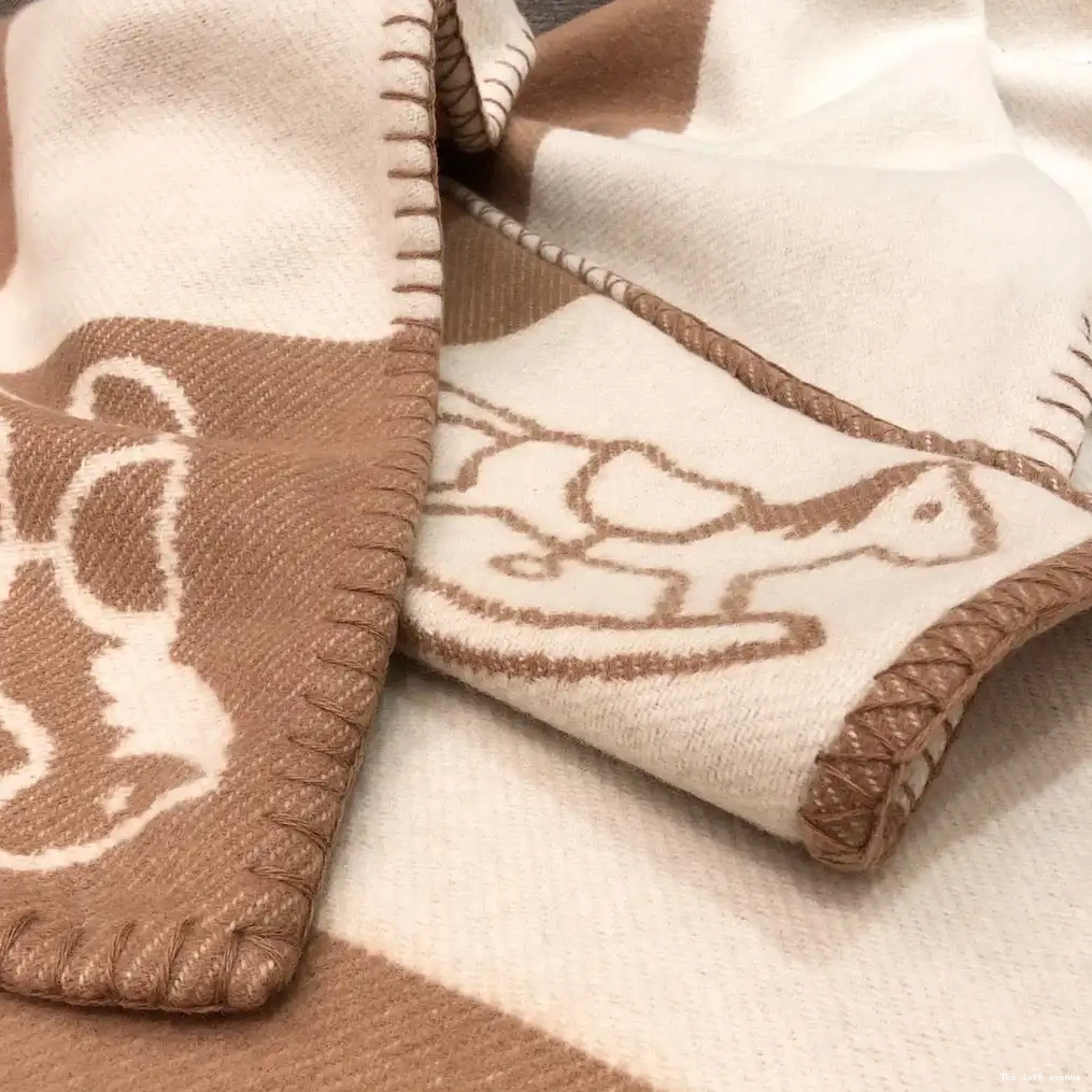 BLANKET WOOL THROW BABY AVALON ADADA HERMES 0512